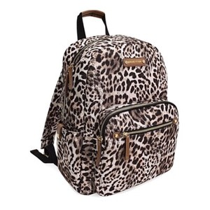adrienne vittadini leopard backpack