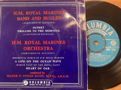 1956 H.M. ROYAL MARINES BAND AND BUGLES PORTSMOUTH - SUNSET - COLUMBIA SEG 7828