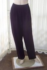 LN BEAUTIFUL ST JOHN COLLECTION SANTANA KNIT EGGPLANT PURPLE PULL ON PANTS 6 — photo 1
