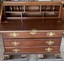 antique desk mahogany victorian traditional drop front secretary vintage wood