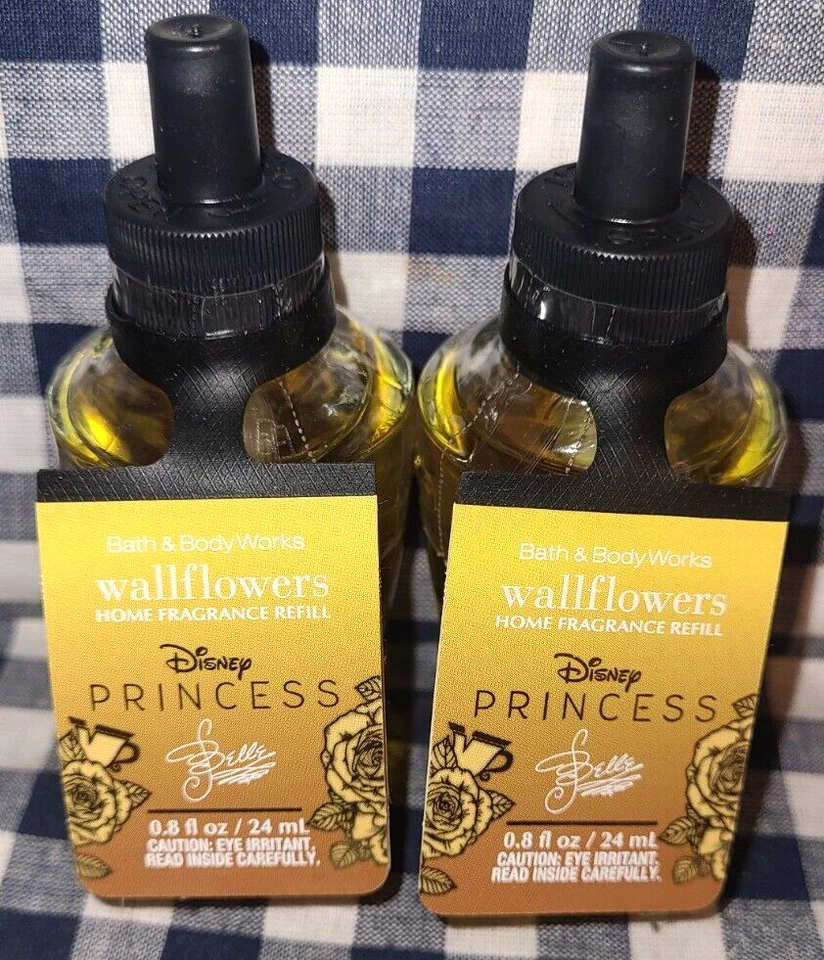 NEW 2-Pack BELLE Disney Wallflower Refill Bulbs SEALED Bath & Body Works