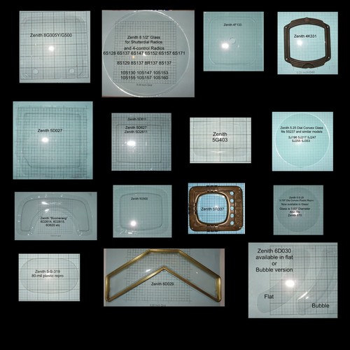 Antique Radio Dial Covers for Zenith Radios eBay