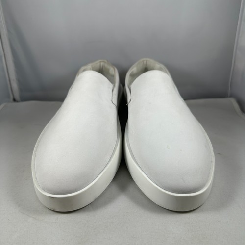 Wolf & Shepherd Unisex Size 40 Cruise Slip-On Sneaker White Leather Comfort - Picture 3 of 9