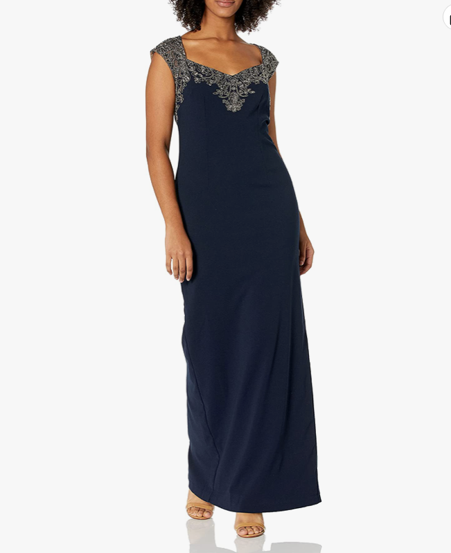 Adrianna Papell Women's Petite Beaded Long Dress in Matter Jersey Sz 8 | eBay Adrianna Papell Women's Petite Beaded Long Dress in Matter Jersey Sz 8 | eBay