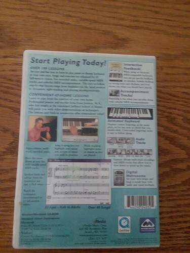 MEDIA PIANO AND KEYBOARD BASICS WIN/MAC CD-ROM - Picture 2 of 2