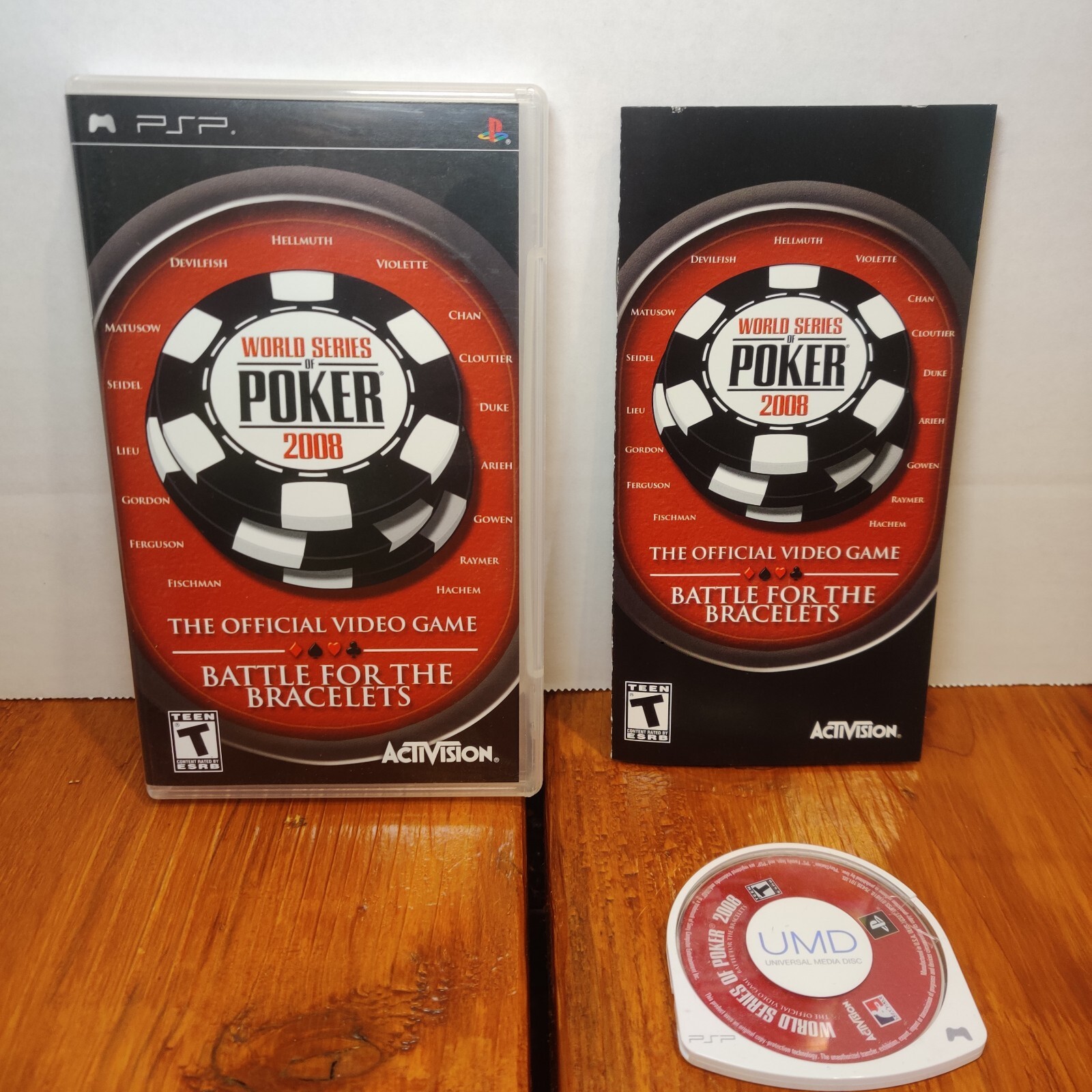 World Series of Poker 2008 Battle for the Bracelets- PSP TESTED
