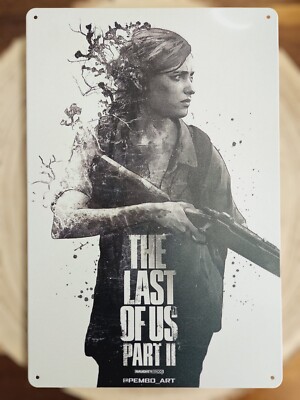   Blechschild Metallschild Gaming The Last Of Us TLOU Tin Sign  