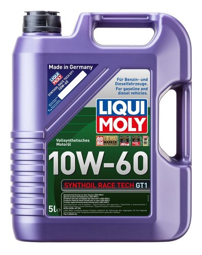 LIQUI MOLY Synthoil Race Tech GT1 10W-60 5L fits Hyundai Accent LC 1.5 1.6 - Picture 2 of 2