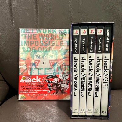 .hack Infection Mutation Outbreak Quarantine Dothack PS2 4 integration set box