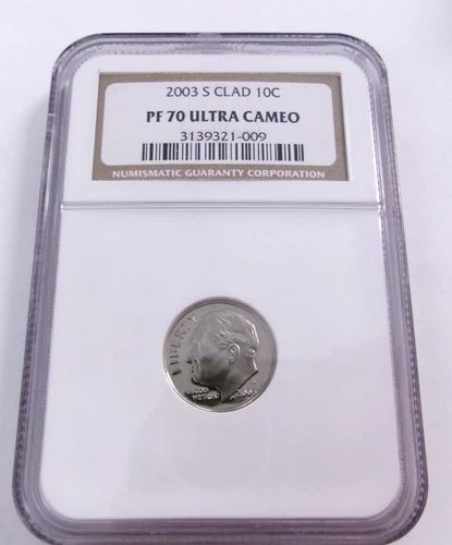 2003 S Clad Roosevelt Dime Proof NGC PF70