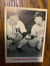 1982 ASA The Bob Feller Story {Base} Plain Border White Back #3 Cleveland
