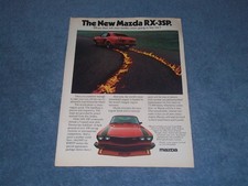 1977 Mazda RX-3SP Vintage Color Ad "Please Don't Tell You Mother..."