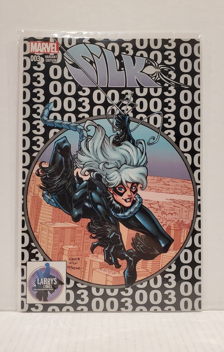 Silk 3 VARIANT Black Cat Todd McFarlane Homage Larry's Comics
