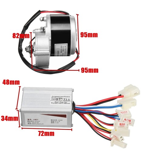 24V 250W Electric Bike Conversion Kit Motor Controller For 22-28'' Biycycle DIY - Picture 5 of 10