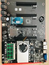 BTC-T37 Mining Motherboard With CPU 4GB DDR3 1600MHz RAM,1037U,64GB mSATA SSD,