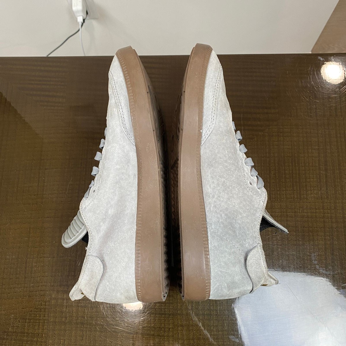 adidas gazelle silver green womens adidas Samba Suede Trainers Mens – Get the Label main image 1