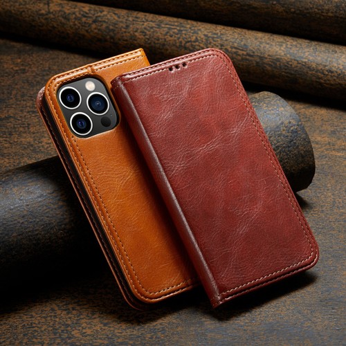 Retro Leather Wallet Case For iPhone 15 14 Plus 13 12 Mini 11 Pro Max Card Slots - Picture 19 of 26