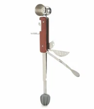 9-in-1 Cocktail Bartender Compact Tool, Jiggers Zester Muddler and More