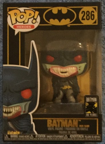 Funko Pop! Figura Vinilo Heroes DC Batman 80 Años #286, Batman Lluvia Roja