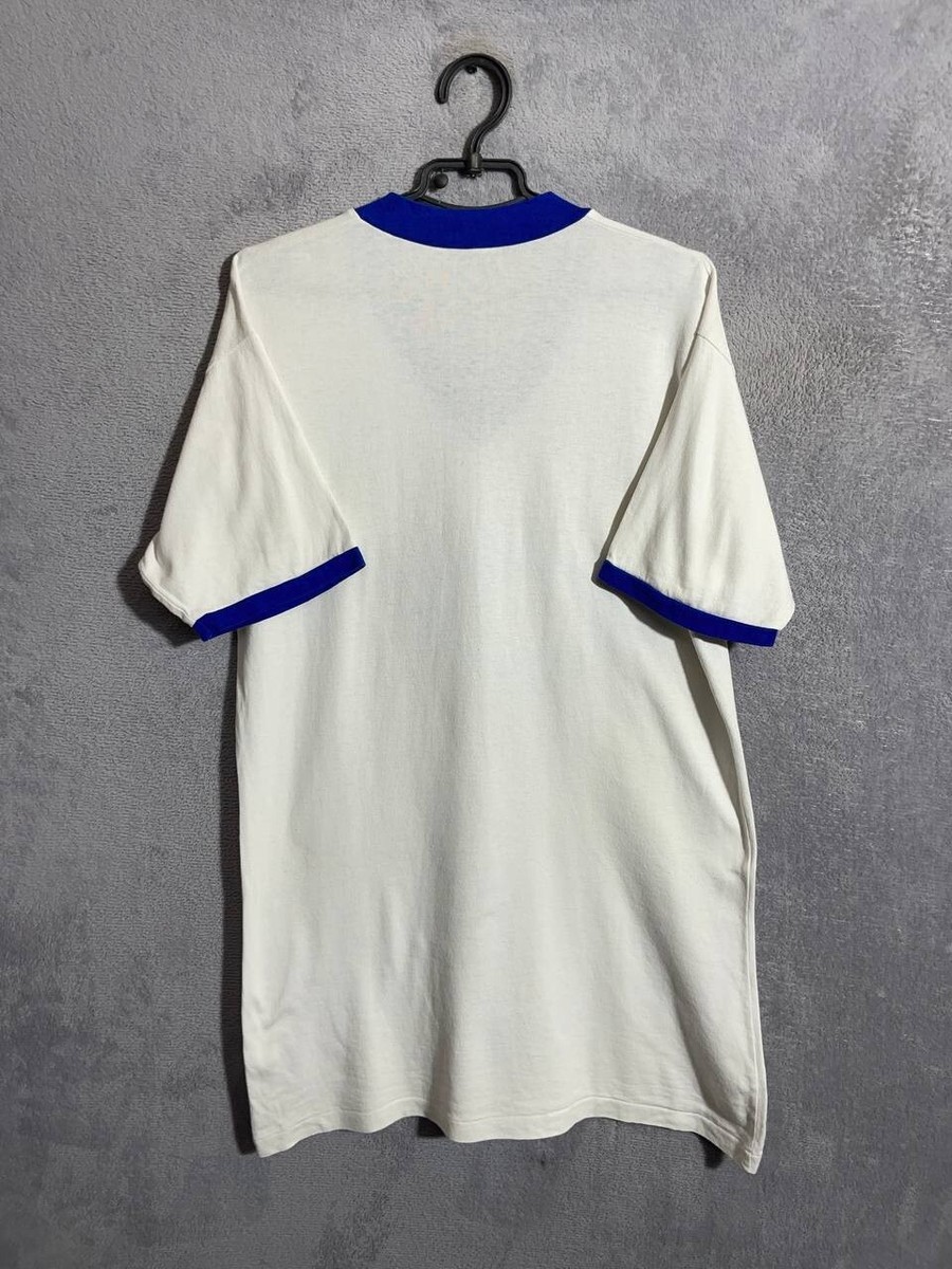 Erima Vintage Jersey Football Soccer Shirt 80s 90s White Trikot