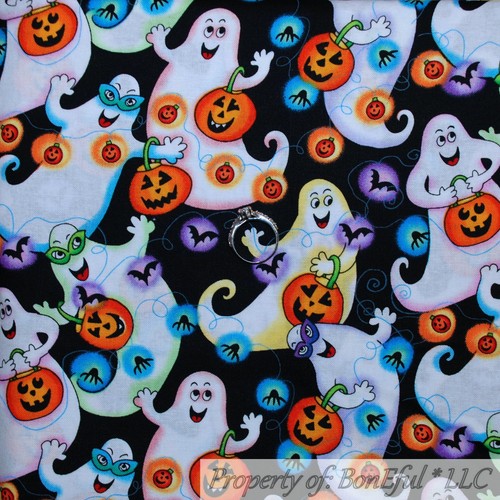 BonEful FABRIC FQ Cotton Quilt Black Brown Gold Animal Dog Cat Paw Print Boy Kid - Picture 9 of 12