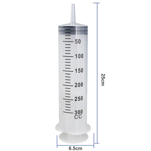 2pcs 300ML Large Capacity Plastic Syringe with 3.2ft Tube-us stock - Picture 15 of 15