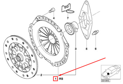 NEW BMW 5 E60 CLUTCH KIT 21217537327 7537327 04-04 ORIGINAL | eBay