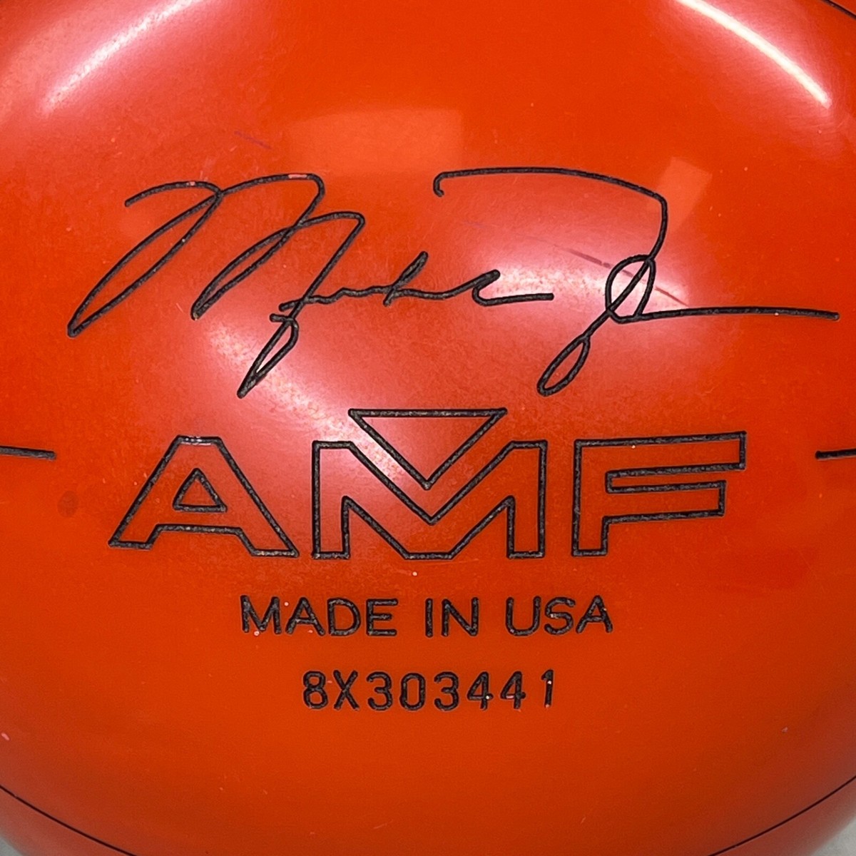 AMF Michael Jordan 限定モデル　ボウリングボール　15LBS Michael Jordan AMF Bowling Ball Undrilled Basketball Made in