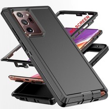 Samsung Galaxy Note 20 Ultra Case Military Grade Drop Proof Protective Cover Bla