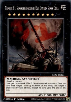 Number 81: Superdreadnought Rail Cannon Super Dora - LDS2-EN123 - Common - 1st E