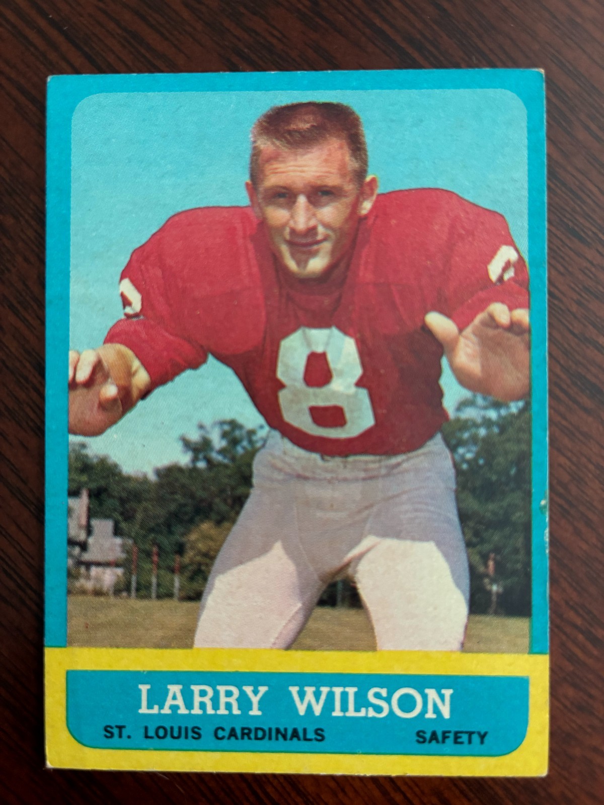 1963 TOPPS #155 LARRY WILSON ST LOUIS CARDINALS ROOKIE EXCELLENTCOND &FREE CARDS