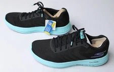 Skechers Women's Go Run Razor 3+ Sneakers AC2 Black/Blue Size: US:7.5 EU:37.5 