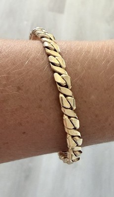 Armband Gold 585 10,5 Gramm Panzerkette Cuban Link Figaro Königskette Curb Chain