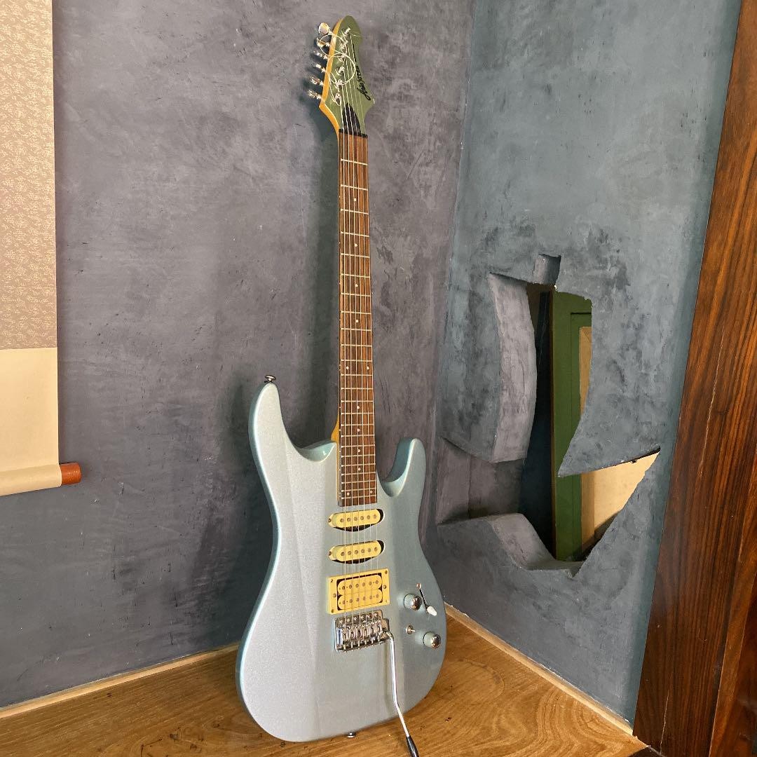 Electric Guitar Aria Pro II Magna Series Blue 1998 S/N