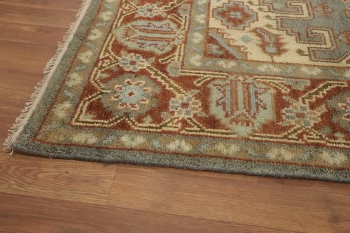 Traditional Geometric Pattern Living Room Oriental Area Rug 6x9 ft ...