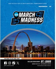 2026 NCAA Tournament Basketball March Madness 1st & 2nd Round Program St. Louis