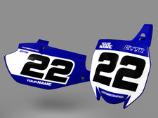 Yamaha YZ YZF 85 125 250 450 250F 450F Custom Number Plates Backgrounds Yamaha