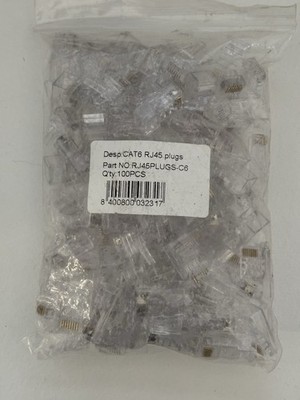 100 Stück Cat6e RJ45 Stecker