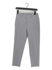 Uniqlo Women's Suit Trousers W 26 in Grey Polyester