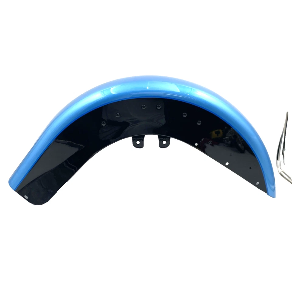 Guardabarros delantero OEM Harley 59928-11dht Cool Blue Pearl Black 09-17 Heritage Softail Foto 2 de 4