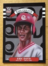 2001 Eugene Emeralds EMS Greats Eric Davis Very Rare NM-MT+