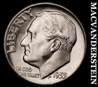1955 Silver Roosevelt Dime - Choice Gem Brilliant Unc  Lustrous  #i5228