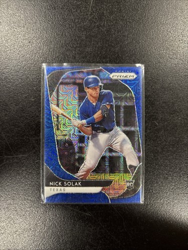 Nick Solak 2020 Panini Prizm Blue Mojo 38/175 #232