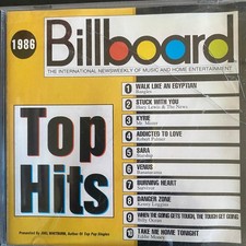 Billboard Top Hits 1986 CD Pop Rock New Wave Rhino Records Inc.