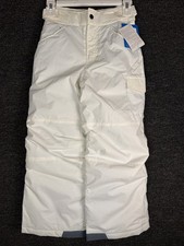 Columbia Snow Pants Youth XS 6/6X W26 L21 White Starchaser Peak Waterproof Ski