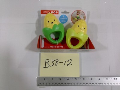 Skip Hop Farmstand Mara-Corns Baby Rattle Set 3m+ Infant Girl Yellow Corn Toy