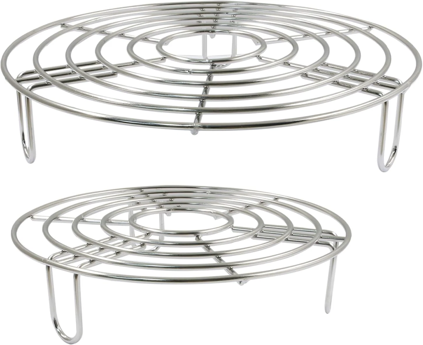 2PCS round Cooling Racks Stainless Steel Steamer Rack Roasting Rack Cooking Grid
Opens in a new wind
