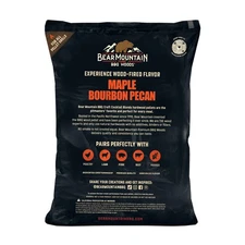 Premium BBQ Wood Pellets 100% Natural Maple Bourbon Pecan Barbecue 20 Lbs