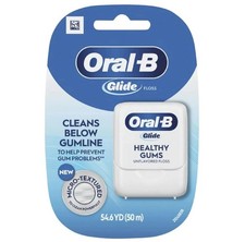 Oral-B Glide 50 M 54.6 YD Dental Floss ON SALE Strong Unflavored Smooth Sealed