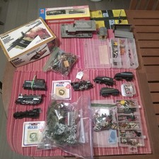 Vintage HO Scale Misc. Train Parts Figures Scenery Electric Parts Untested Tyco
